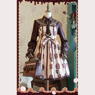Infanta "Chocolate Trojan" Lolita Dress Mini JSK
